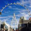 The High Roller observation wheel at the Linq as seen during a hard hat tour Wednesday, Jan. 22, 2014.